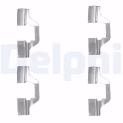 Kit d'accessoires, plaquette de frein DELPHI LX0492