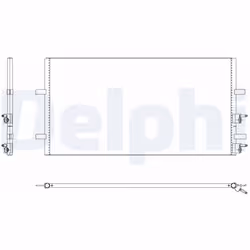 Condenseur, climatisation DELPHI TSP0225640