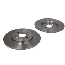 Disque de frein DELPHI BG4076 arrière, plein, 2 pièce