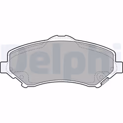 Jeu de plaquettes de frein DELPHI LP2143, avant