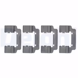 Kit d'accessoires, plaquette de frein DELPHI LX0533