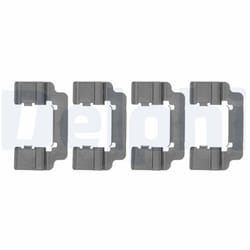 Kit d'accessoires, plaquette de frein DELPHI LX0533