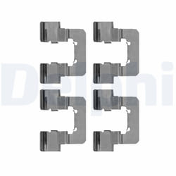 Kit d'accessoires, plaquette de frein DELPHI LX0534