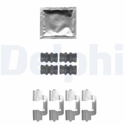 Kit d'accessoires, plaquette de frein DELPHI LX0536