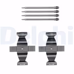 Kit d'accessoires, plaquette de frein DELPHI LX0546