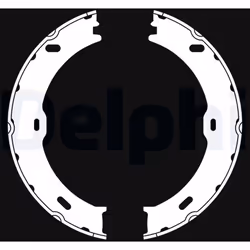 Jeu de mâchoires de frein à main DELPHI LS2018