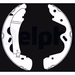 Jeu de mâchoires de frein DELPHI LS2019