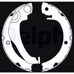Jeu de mâchoires de frein à main DELPHI LS2020