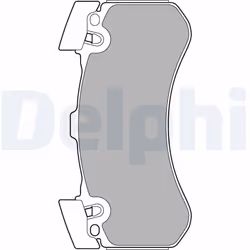 Jeu de plaquettes de frein DELPHI LP2283, avant