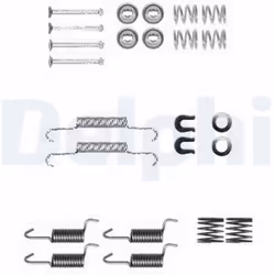 Kit d'accessoires, Mâchoires de frein de stationnement DELPHI LY1367