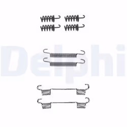 Kit d'accessoires, Mâchoires de frein de stationnement DELPHI LY1380