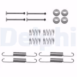 Kit d'accessoires, Mâchoires de frein de stationnement DELPHI LY1397