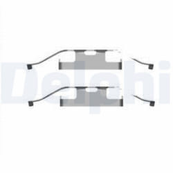 Kit d'accessoires, plaquette de frein DELPHI LX0596