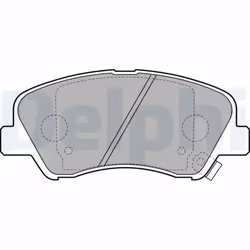 Jeu de plaquettes de frein DELPHI LP2497, avant