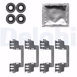 Kit d'accessoires, plaquette de frein DELPHI LX0616