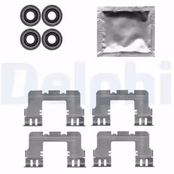 Kit d'accessoires, plaquette de frein DELPHI LX0617