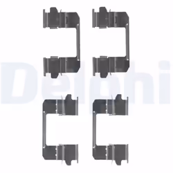 Kit d'accessoires, plaquette de frein DELPHI LX0618