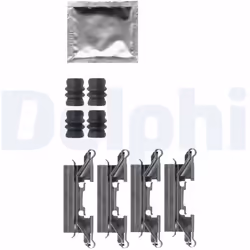 Kit d'accessoires, plaquette de frein DELPHI LX0626