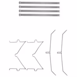 Kit d'accessoires, plaquette de frein DELPHI LX0627