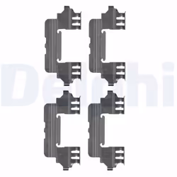 Kit d'accessoires, plaquette de frein DELPHI LX0629