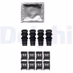 Kit d'accessoires, plaquette de frein DELPHI LX0631