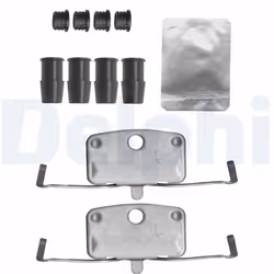 Kit d'accessoires, plaquette de frein DELPHI LX0634