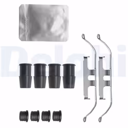 Kit d'accessoires, plaquette de frein DELPHI LX0635