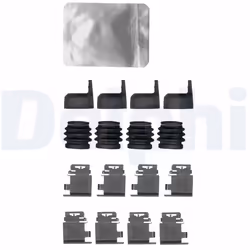 Kit d'accessoires, plaquette de frein DELPHI LX0639