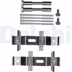 Kit d'accessoires, plaquette de frein DELPHI LX0640