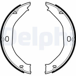 Jeu de mâchoires de frein à main DELPHI LS2078