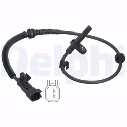 Capteur, vitesse de roue DELPHI SS20362 droite