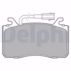 Jeu de plaquettes de frein DELPHI LP3435, avant