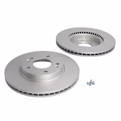 Disque de frein DELPHI BG4955C avant, ventilé, à haute teneur en carbone, 2 pièce