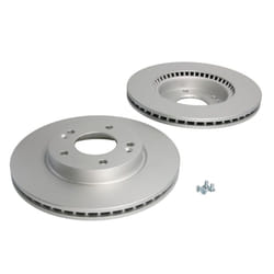 Disque de frein DELPHI BG4955C avant, ventilé, à haute teneur en carbone, 2 pièce