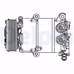 Compresseur de climatisation DELPHI CS20553
