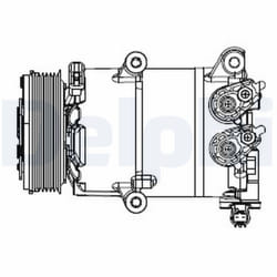 Compresseur de climatisation DELPHI CS20553