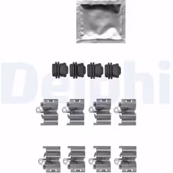 Kit d'accessoires, plaquette de frein DELPHI LX0668
