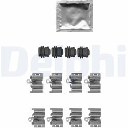 Kit d'accessoires, plaquette de frein DELPHI LX0668