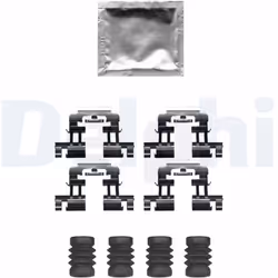 Kit d'accessoires, plaquette de frein DELPHI LX0677