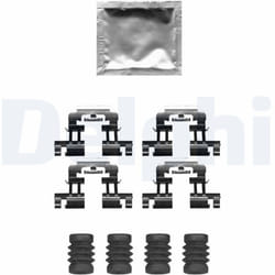 Kit d'accessoires, plaquette de frein DELPHI LX0677