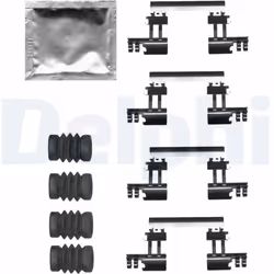 Kit d'accessoires, plaquette de frein DELPHI LX0679
