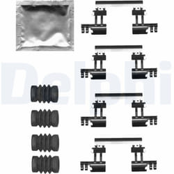 Kit d'accessoires, plaquette de frein DELPHI LX0679