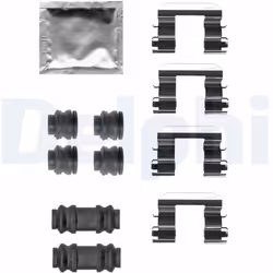 Kit d'accessoires, plaquette de frein DELPHI LX0680