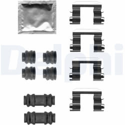 Kit d'accessoires, plaquette de frein DELPHI LX0680