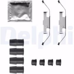 Kit d'accessoires, plaquette de frein DELPHI LX0683