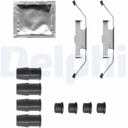 Kit d'accessoires, plaquette de frein DELPHI LX0683