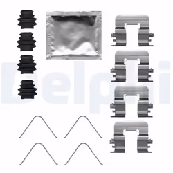 Kit d'accessoires, plaquette de frein DELPHI LX0684