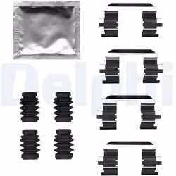 Kit d'accessoires, plaquette de frein DELPHI LX0686