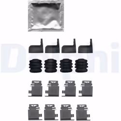 Kit d'accessoires, plaquette de frein DELPHI LX0687