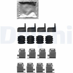 Kit d'accessoires, plaquette de frein DELPHI LX0687